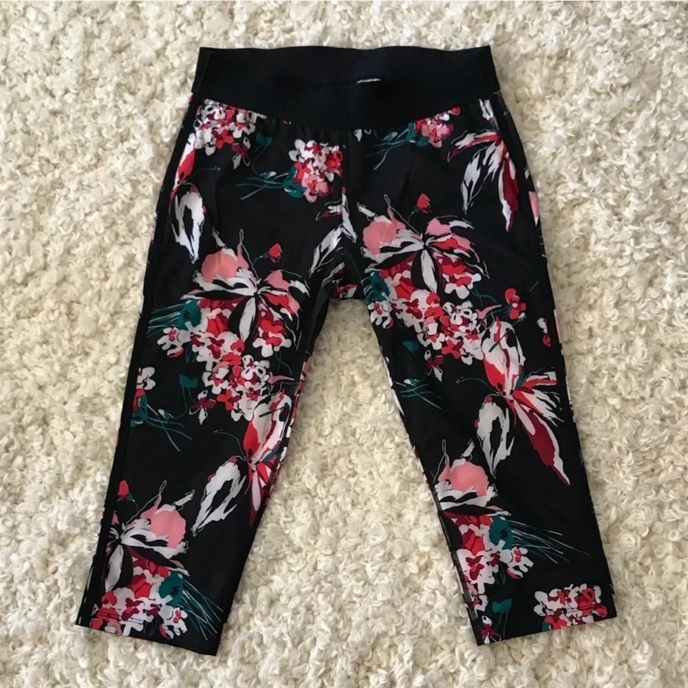 Athleta × Derek Lam Lily Chelsea Floral Print Crop Leggings Size Medium